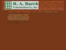 R A BURCH CONSTRUCTION CO INC's Website
