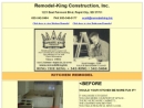 Remodel-King Construction's Website