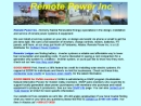 REMOTE POWER INC's Website