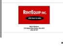 Rent Equipment Inc's Website