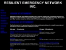 RESILIENT EMERGENCY NETWORK (USA) INC's Website