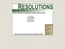 Resolutions's Website