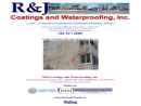 R & J Coatings & Waterproofing Inc's Website