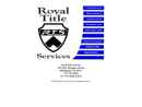 Royal Title Services's Website