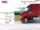 Ruan Transportation Management's Website
