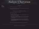 Salon Cheveux's Website