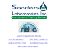 Sanders Laboratories Inc's Website