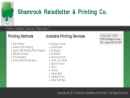 Shamrock Raisdletter & Printing Co's Website