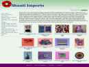 Shanti Imports's Website