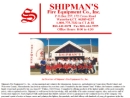Shipman's Fire Equipment's Website