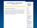 SOCIAL SCIENCE AUTOMATION, INC.'s Website