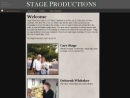 Stage Productions Inc's Website