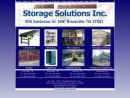 Storage Solutions Inc's Website