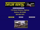 Taylor Rental Party Plus's Website