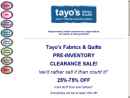 Tayo's Fabrics & Quilts's Website