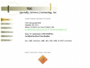 TDC SPECIALTY SERVICES CONTRACTING, INC.'s Website