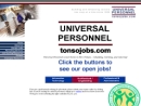 Universal Personnel's Website