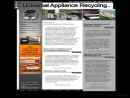 Universal Appliance Recycling Inc's Website