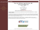 VAN WHITNEY, TERRY LEGAL SERVICES INC's Website