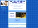 Vets for Less Animal Clinic's Website