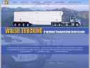 Walsh Trucking Company; Ltd's Website