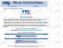 Wilke International Inc's Website