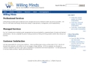 WILLING MINDS LLC's Website