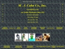 Cahn MJ Co Inc's Website