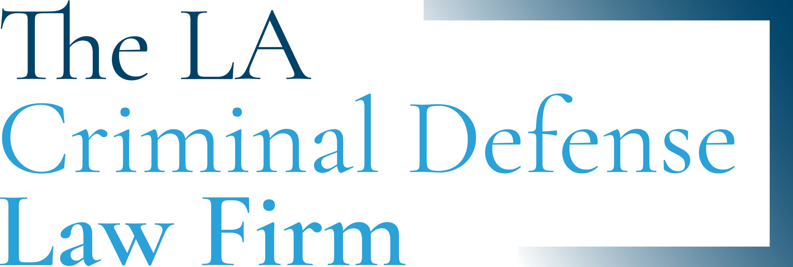 The LA Criminal Defense Law Firm's Logo