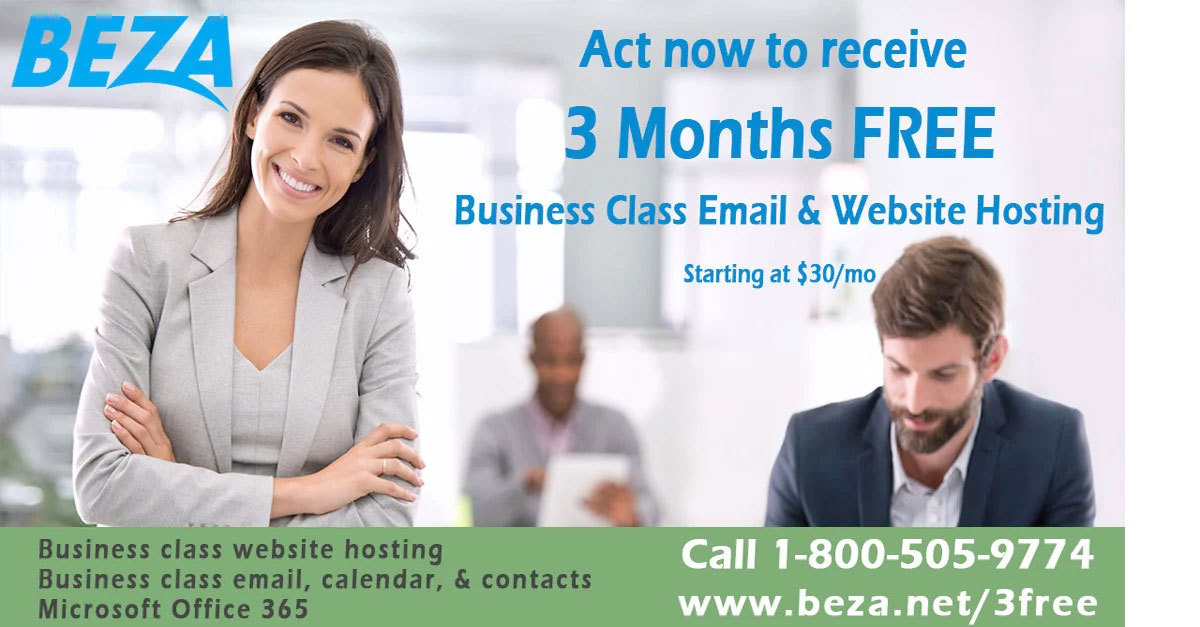Get 3-months FREE Email & Web Hosting plus FREE account migration