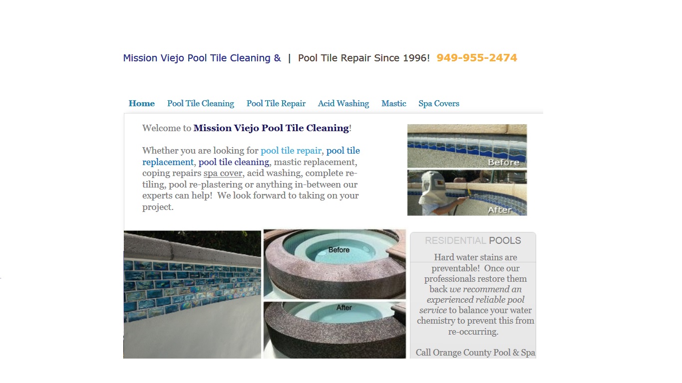 Mission Viejo Pool Tile Cleaning's Logo