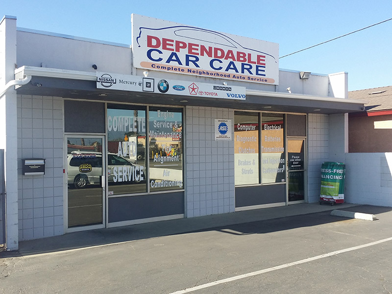 Auto Shop - Front Exterior of Dependable Car Care, Ventura, CA