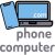 Phone and Computer's Logo