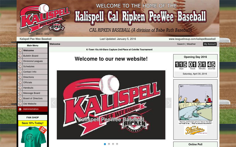 Featured Sports Website Building Services