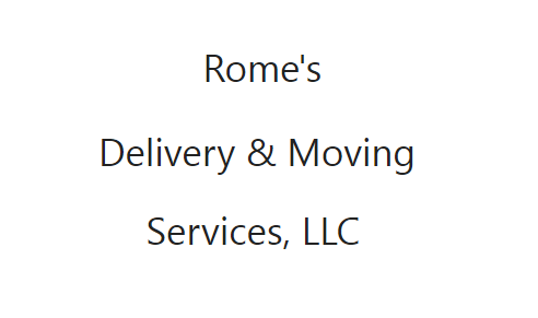 Rome's Delivery & Moving Services, LLC's Logo