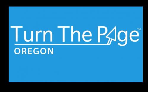 Turn The Page Oregon's Logo