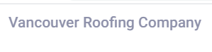 Vancouver Roofing Company's Logo