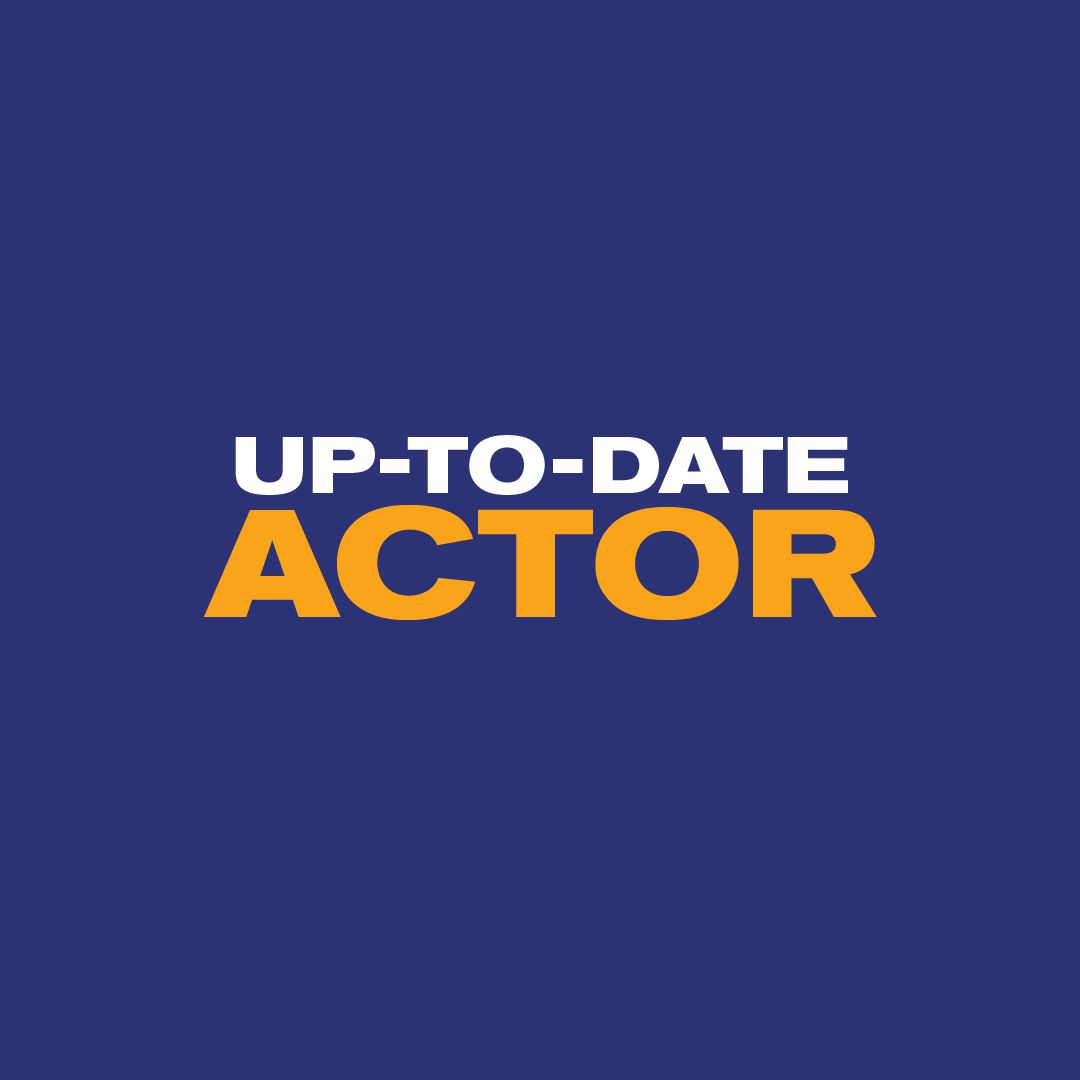 The Up-To-Date Actor's Logo