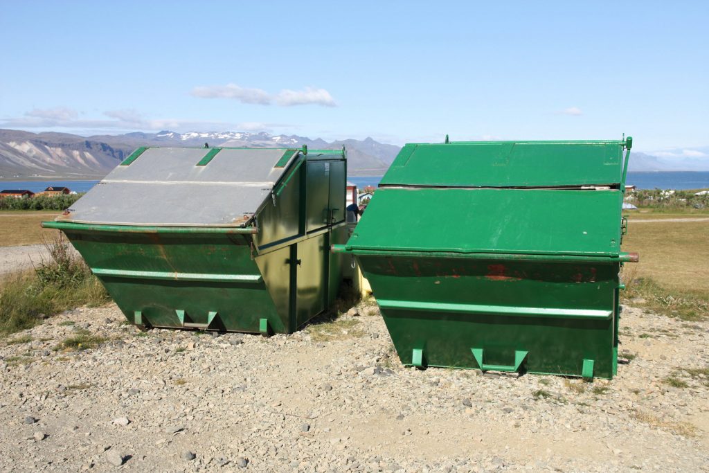 Green Dumpster