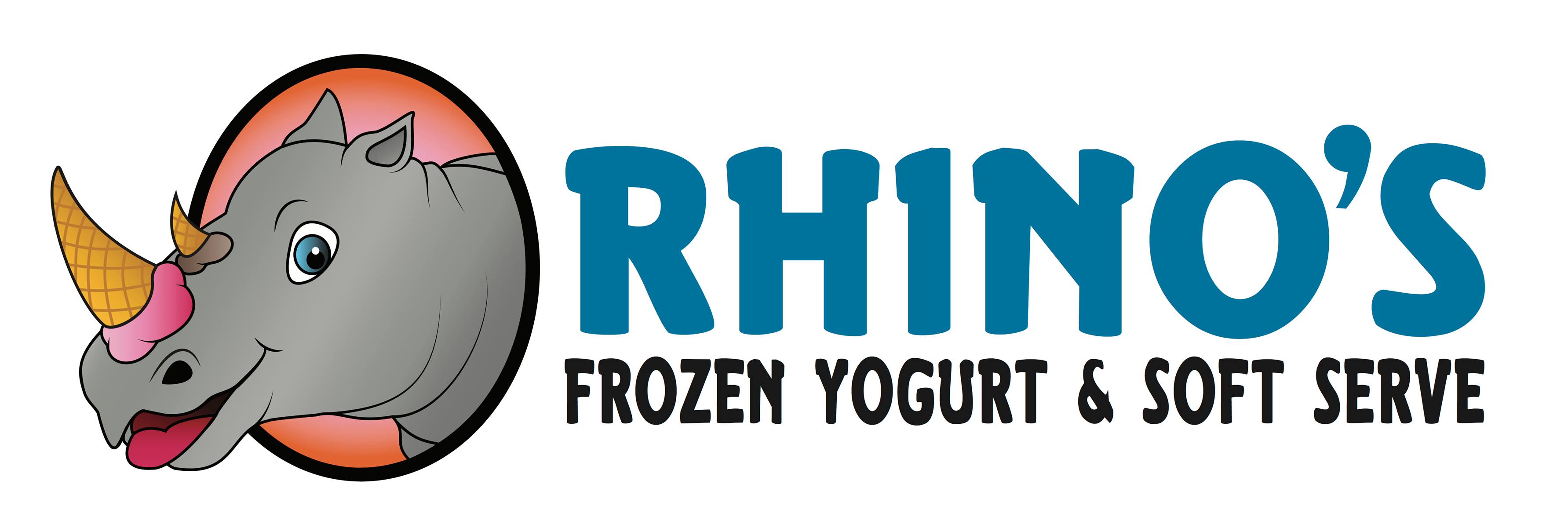 Rhino's Frozen Yogurt & Soft Serve's Logo