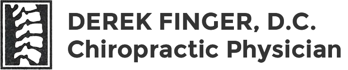 Derek Finger,  D.C. Chiropractic Physician's Logo
