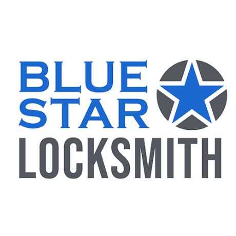 Blue Star Locksmith's Logo