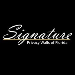 Signature Privacy Walls Of Florida's Logo
