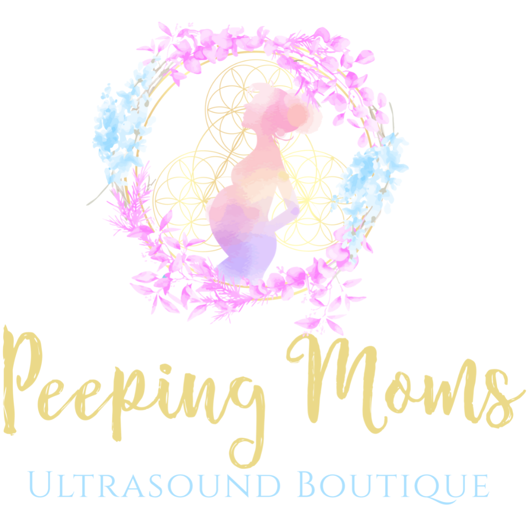 Peeping Moms Ultrasound Boutique's Logo