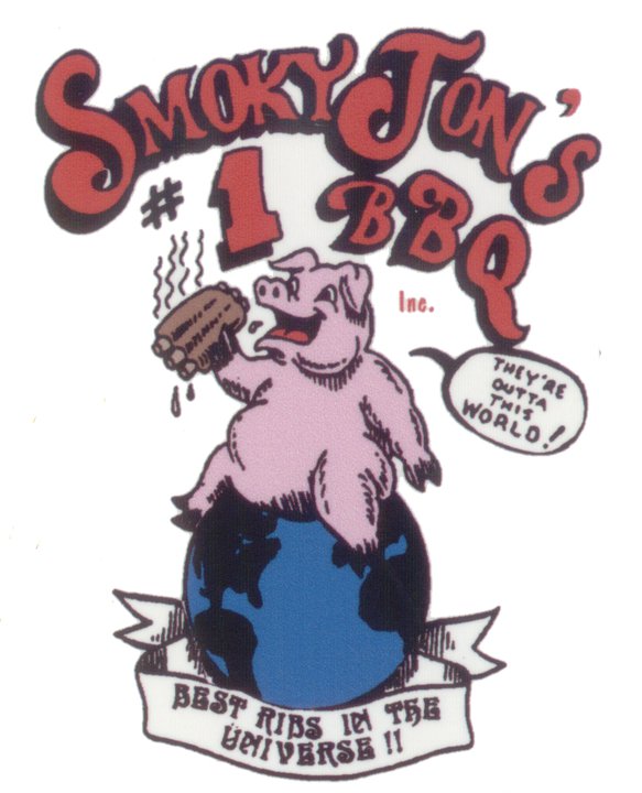 SMOKY JON'S #1 BBQ's Logo