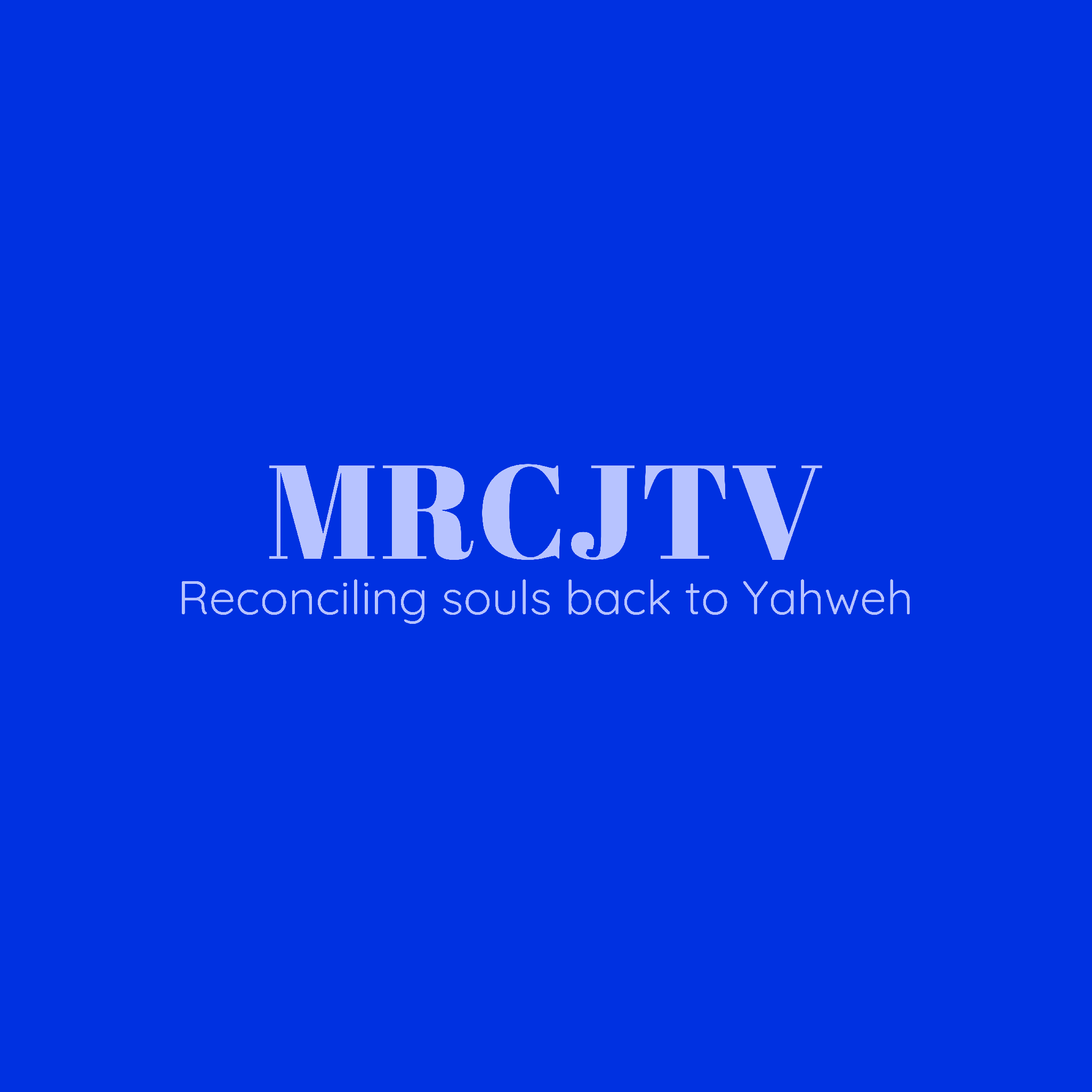 The Ministry of Reconciliation to Christ Jesus aka MRCJTV's Logo
