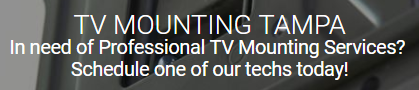 TV Mounting Tampa's Logo