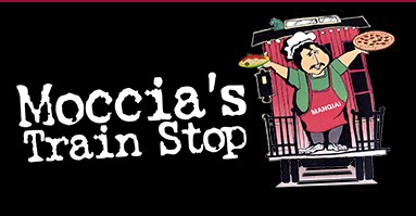 Moccia's Train Stop's Logo