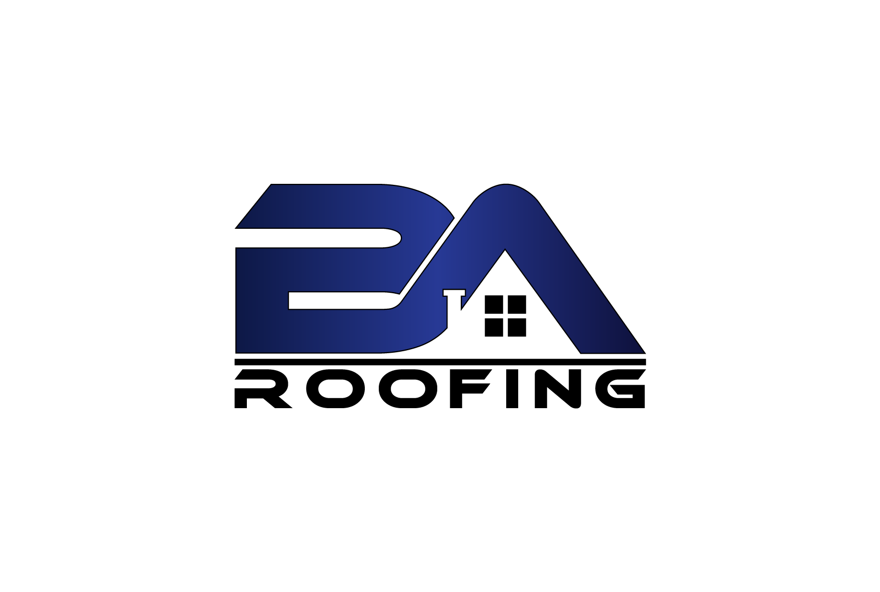 BA Roofing's Logo
