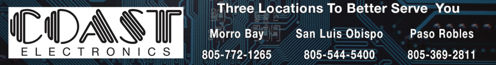 Coast Electronics Morro Bay's Logo